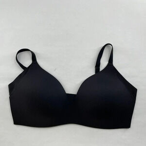Knix Bra Women's Sz 7 Black WingWoman Wireless Contour  Push Up T-shirt Bra